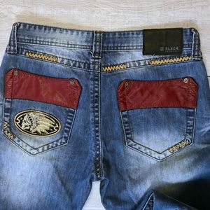 Affliction Black Premium Slim Denim Jeans 30/32